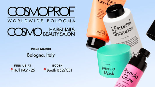 Goa Organics en Cosmoprof Bolonia 2025: ¡Ven a conocernos en el Stand B52/C51!